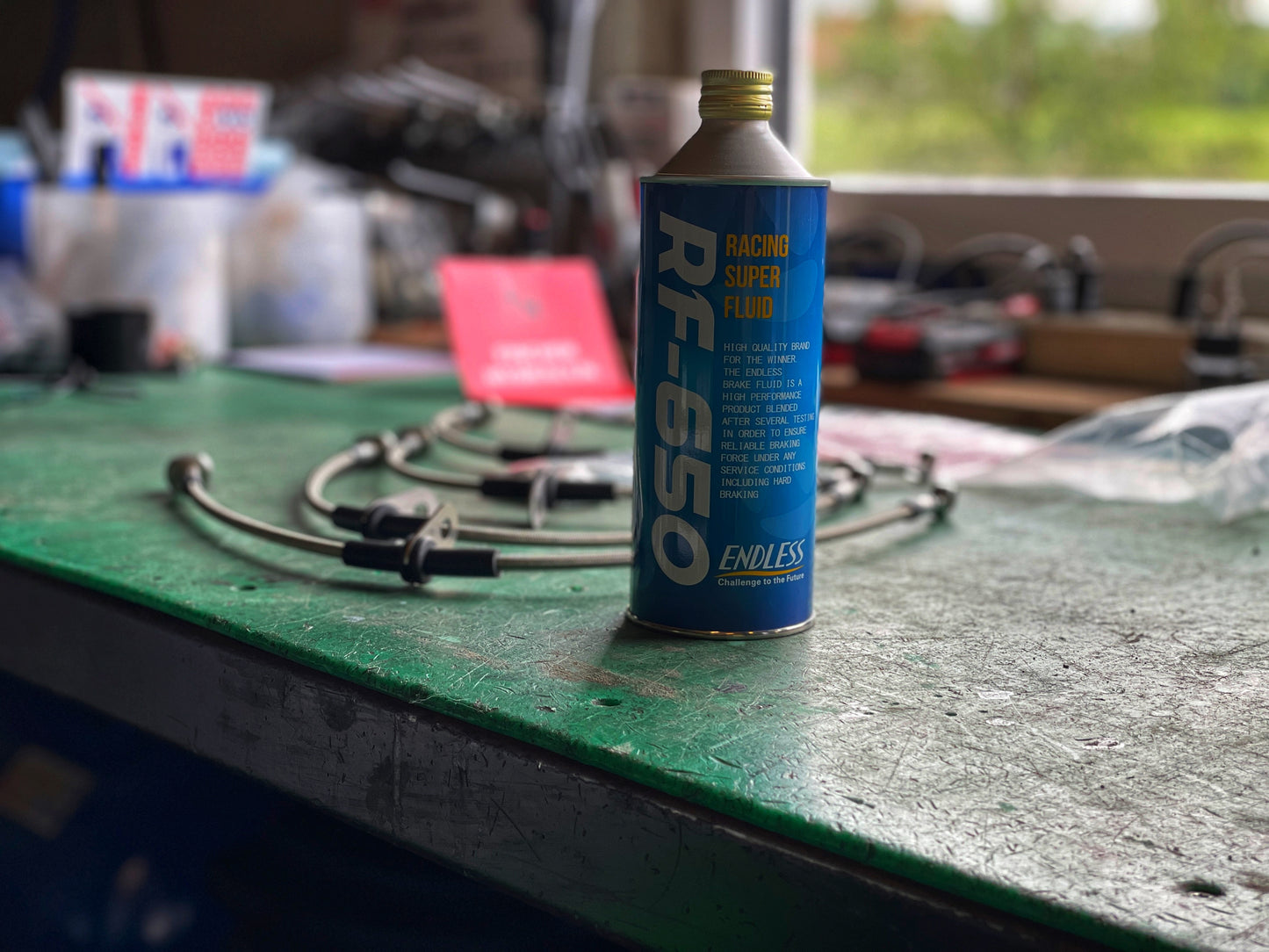 Stahlflex brake lines with stainless steel connections