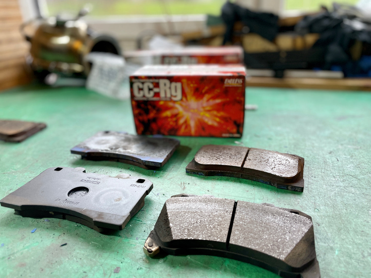 Endless brake pads front axle - race track