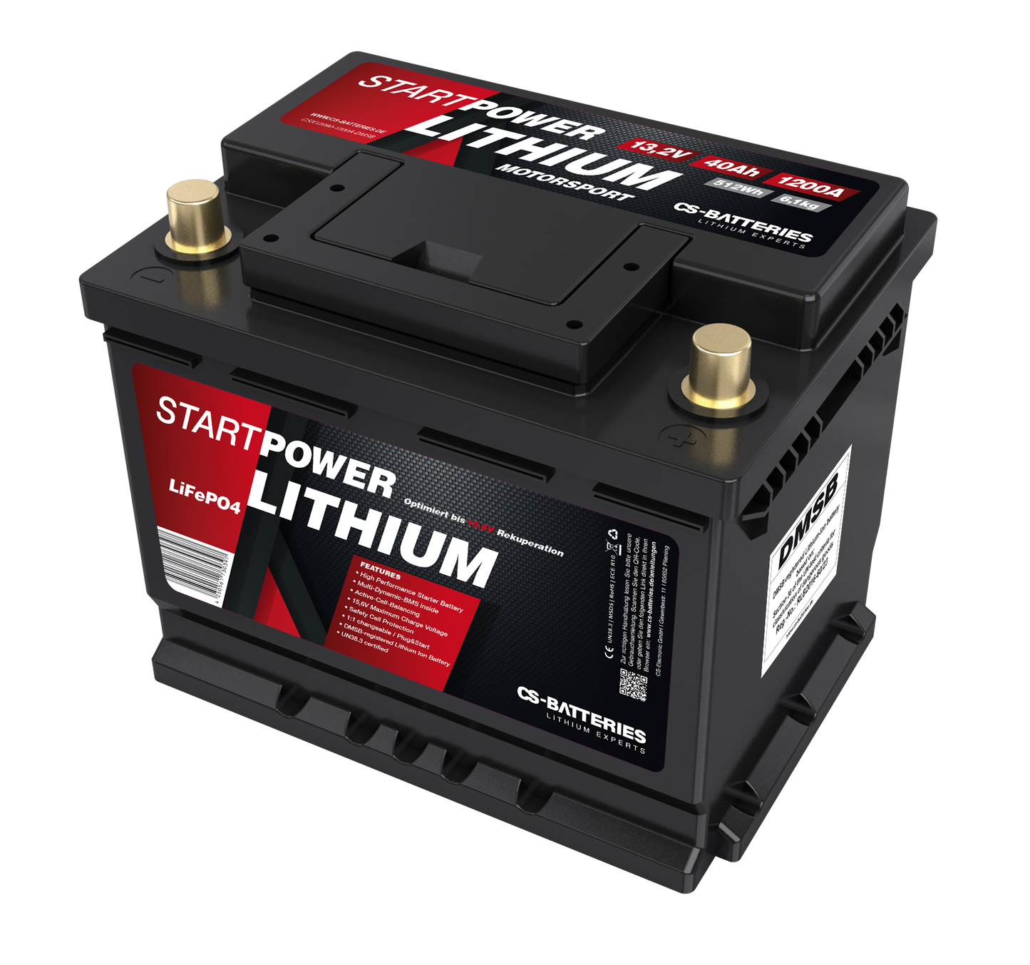 Lithium LiFePO4 Starter Batterie