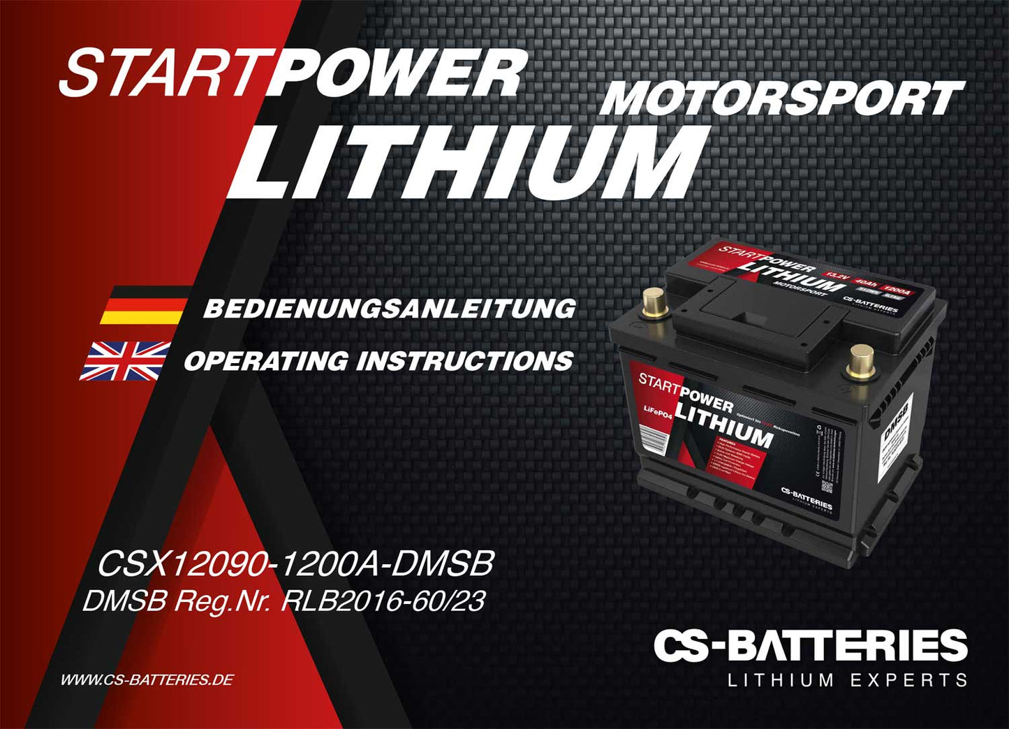 Lithium LiFePO4 Starter Batterie